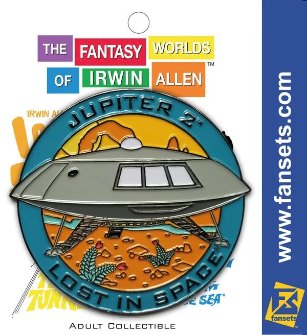Irwin Allen MAJOR WEST Licensed Fansets Pin