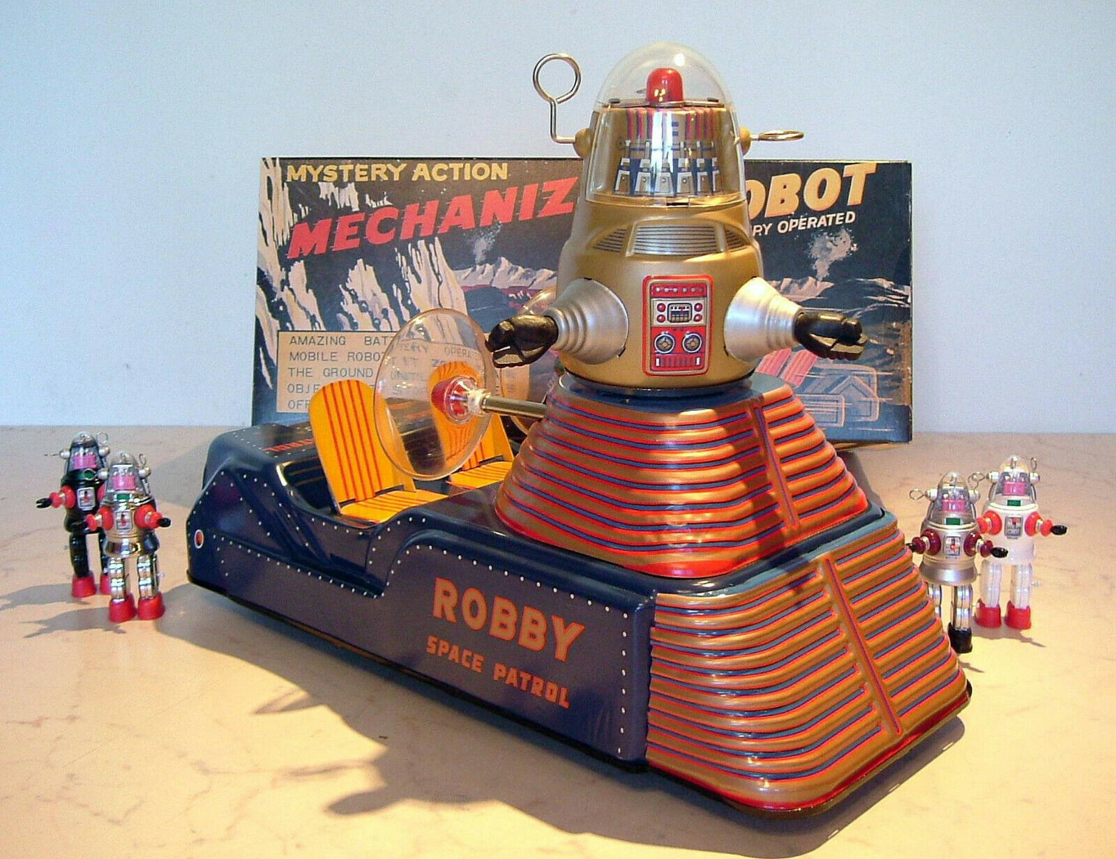 ROBOT ROBOT EN tôle Robot Lilliput vert Jouets en étain EUR 35,99 - FR